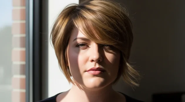 26 Aesthetic Long Pixie for Plus Size Women for Soft Shape and Easy Styling.webp