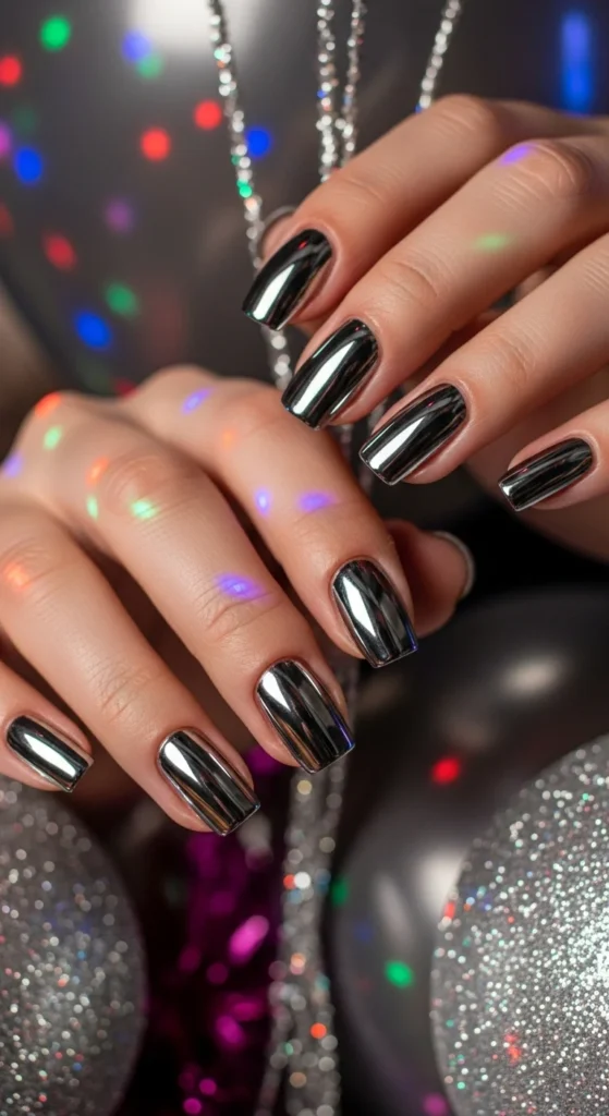 3. Chrome Disco Birthday Nails.webp