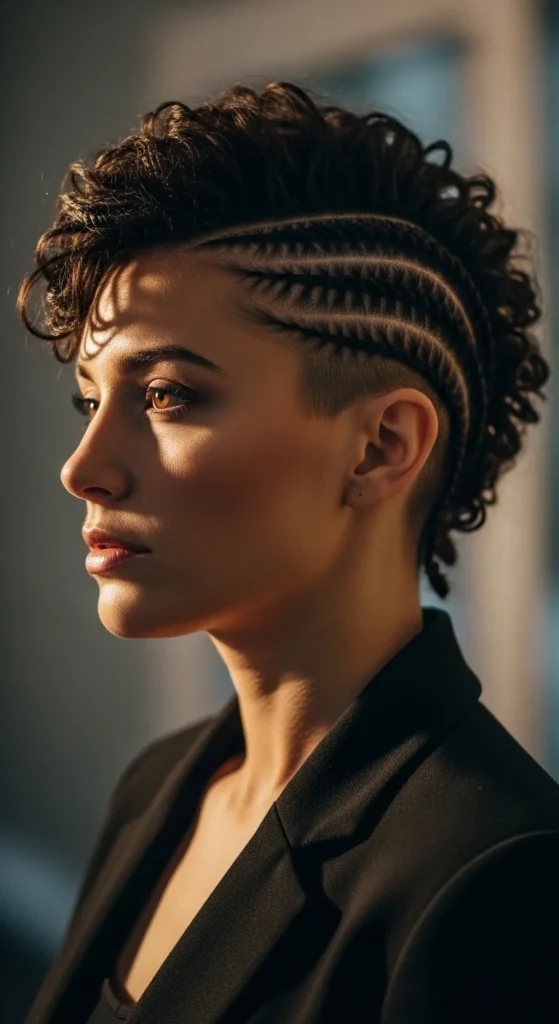 3. Faux Hawk Braid for Short Hair.webp