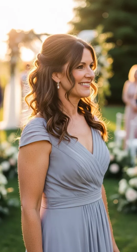 3. Half-Up, Half-Down with Loose Waves.webp