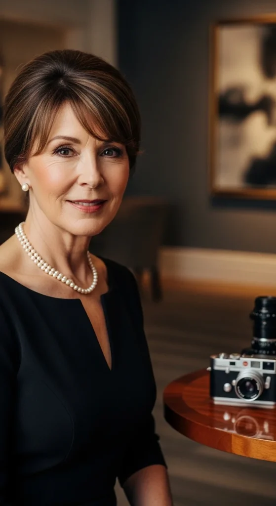 4. Classic Low Chignon for Short Layers.webp