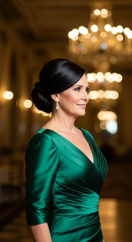 4. Sleek Low Bun for Formal Weddings.webp