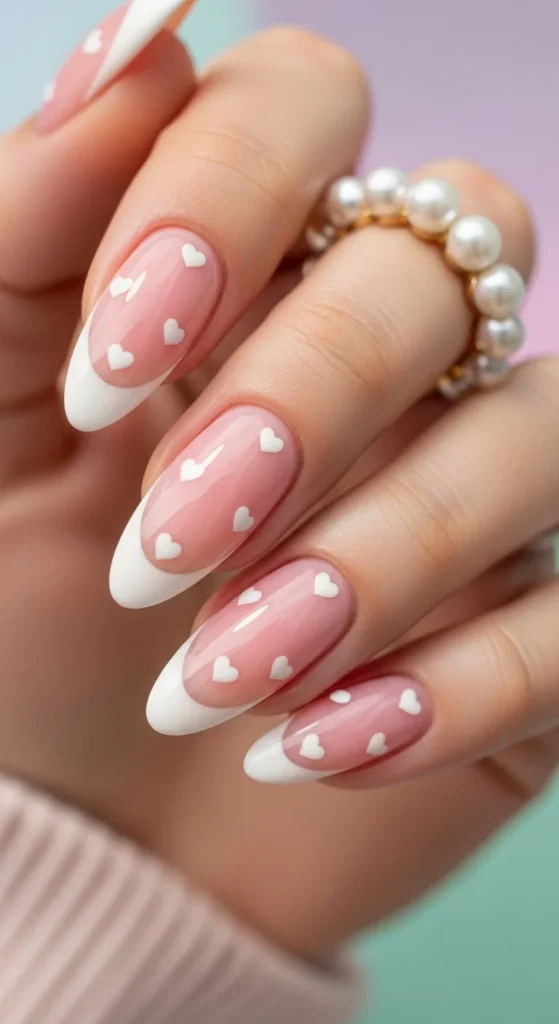 4. Soft Pink Coquette French Hearts.webp