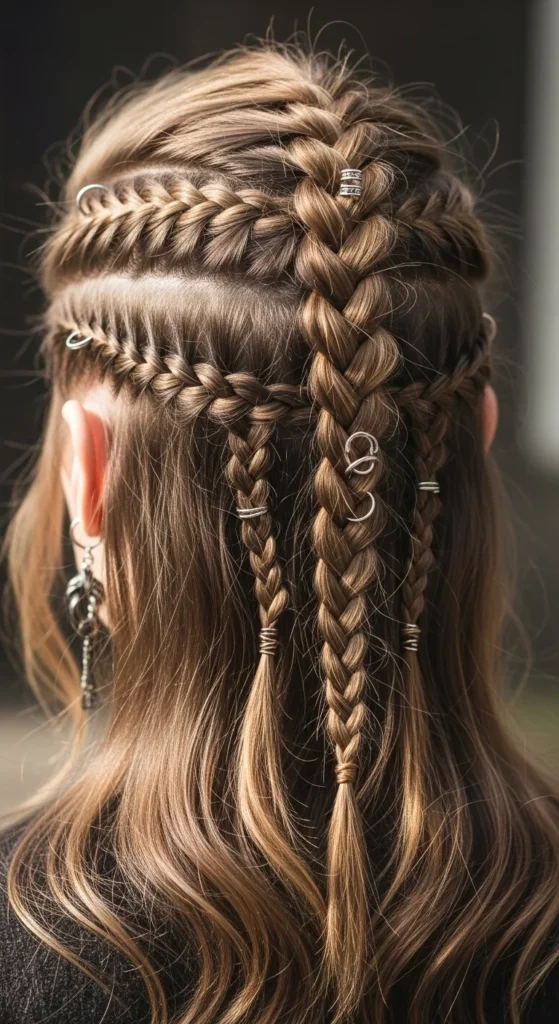 5. Lagertha Inspired Side Braids.webp