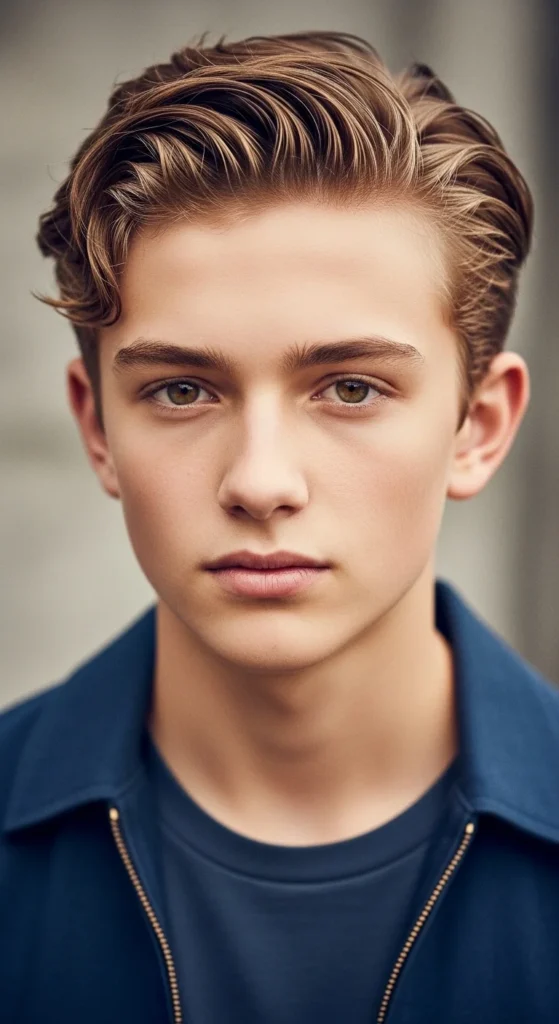 5. Wavy Slick Back with Tapered Sides.webp