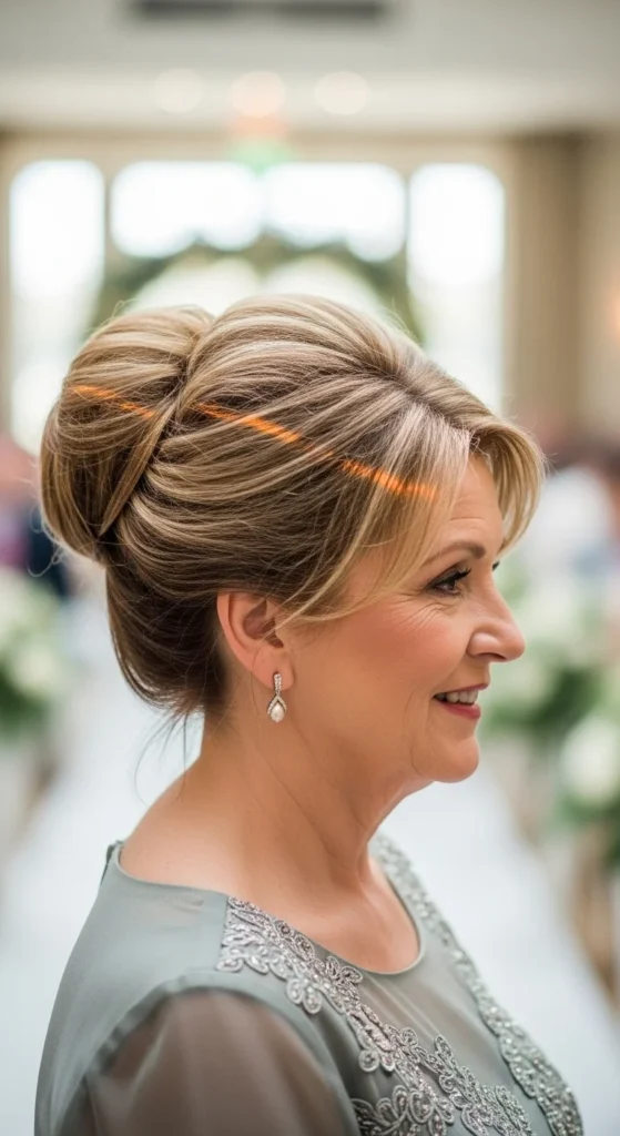 6. Voluminous Crown Bun for Fine Hair.webp
