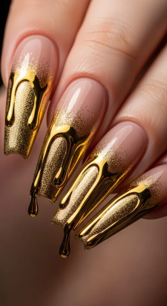 6. Wearable Art Trend (Drippy Gold Tips).webp