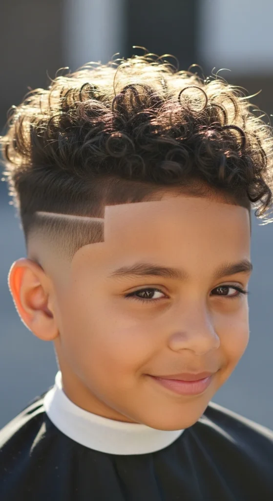 7. Curly Top with Taper Fade.webp