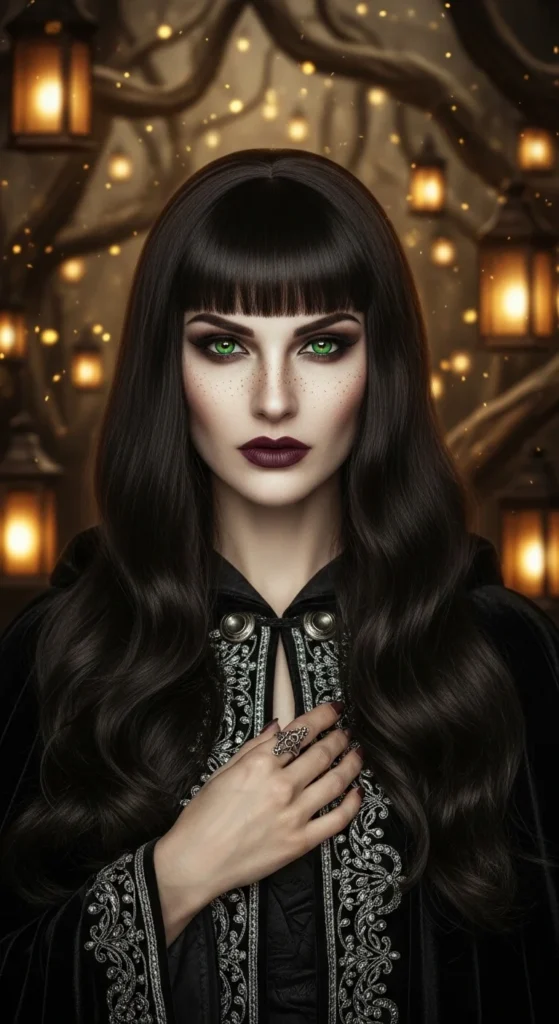 7. Sleek Long Waves with Blunt Bangs.webp