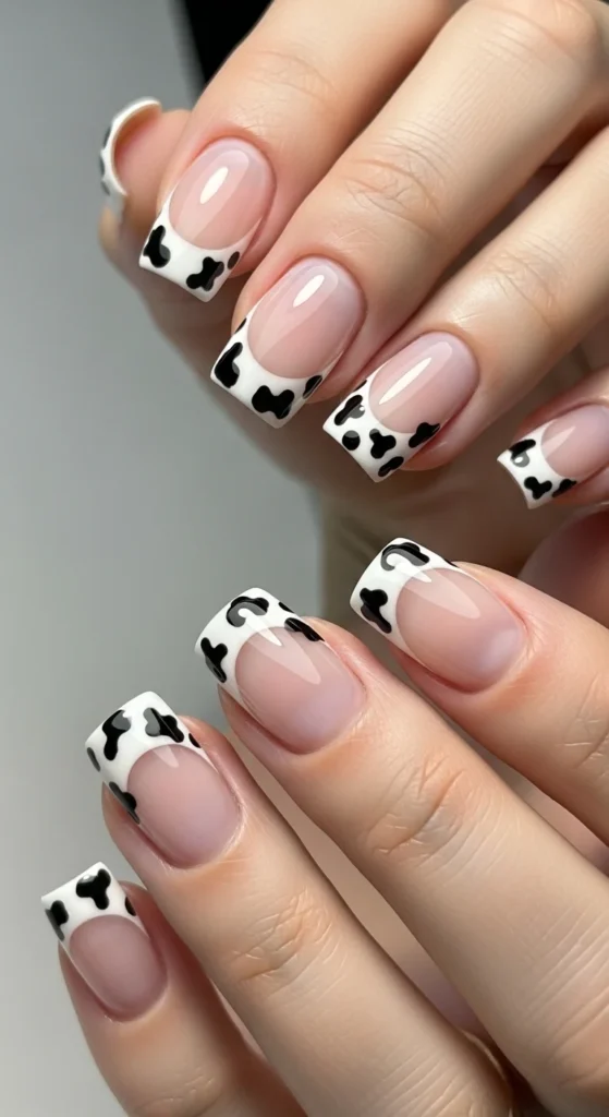 8. Cow Print White French.webp
