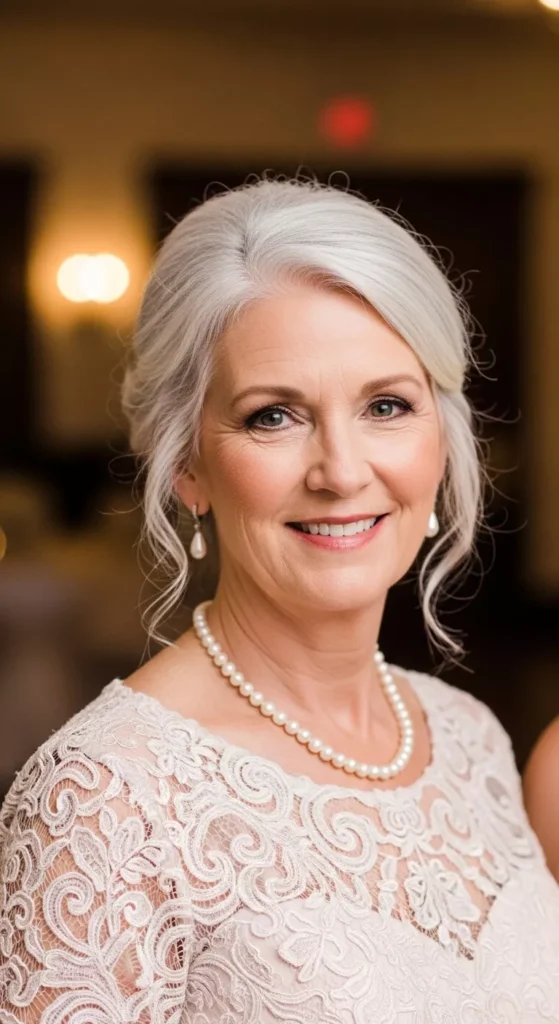 8. Elegant Silver Hair Updo.webp