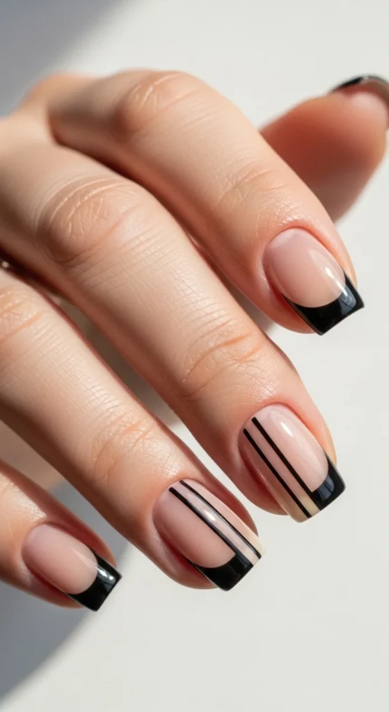 9. Double Line Black Tips.webp