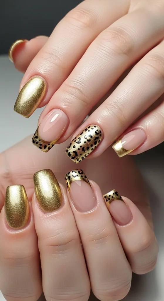 9. Edgy Wildcard (Animal Print Gold Tips).webp
