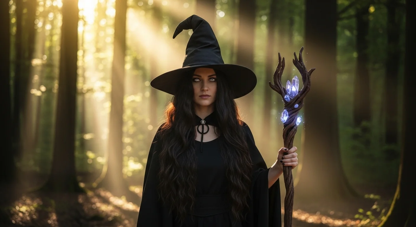 How to Do Witch Hair on Long Hair for Dramatic, Flowing Witch Energy