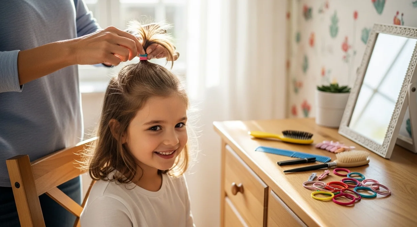 How to Do a Half Up Half Down Hairstyle for Little Kids for a Neat, Sweet Look