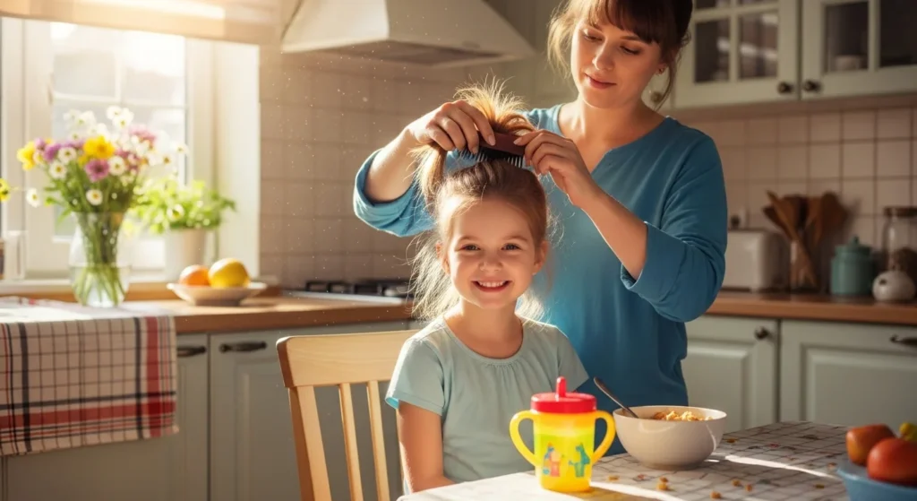 How to Do a Simple Ponytail Hairstyle for Little Kids That Stays Put All Day.webp