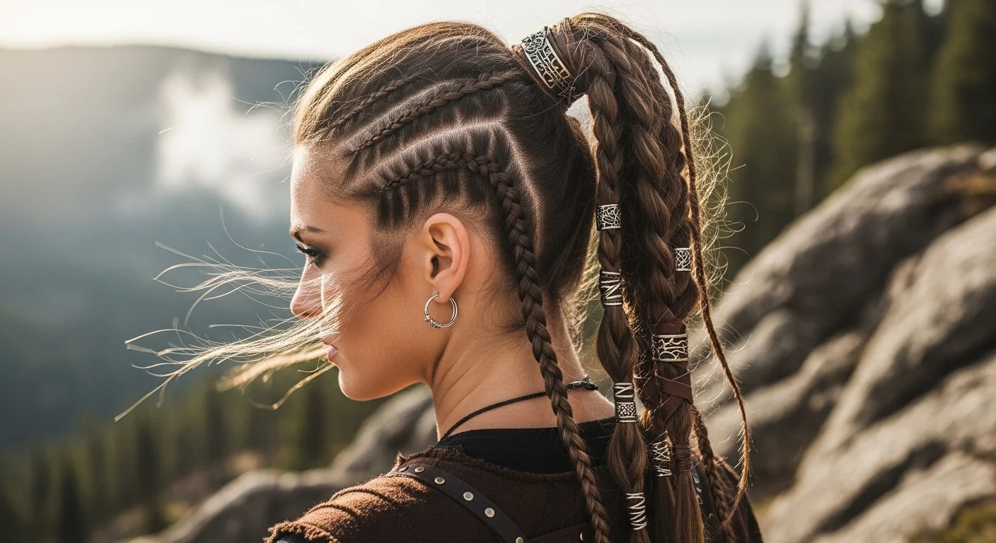 How to Do a Viking Ponytail Hairstyle for Women That Looks Fierce and Stays Put