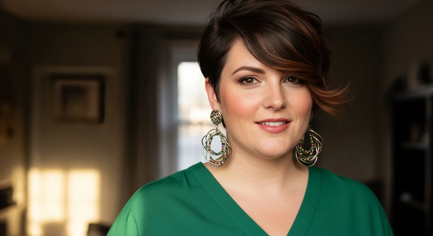 How to Style a Pixie Cut for Plus Size Women for Volume and a Flattering Shape