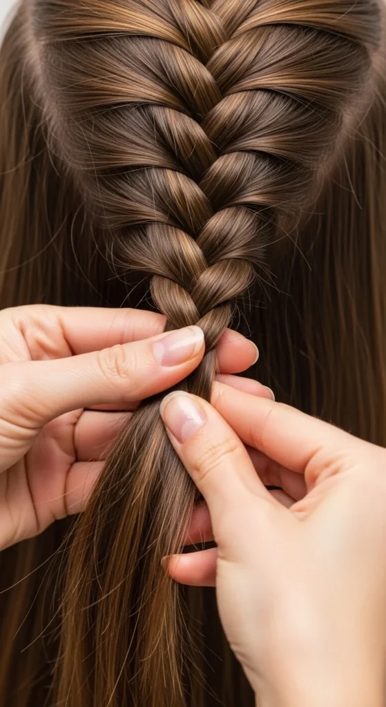 Start the Central Braid.webp