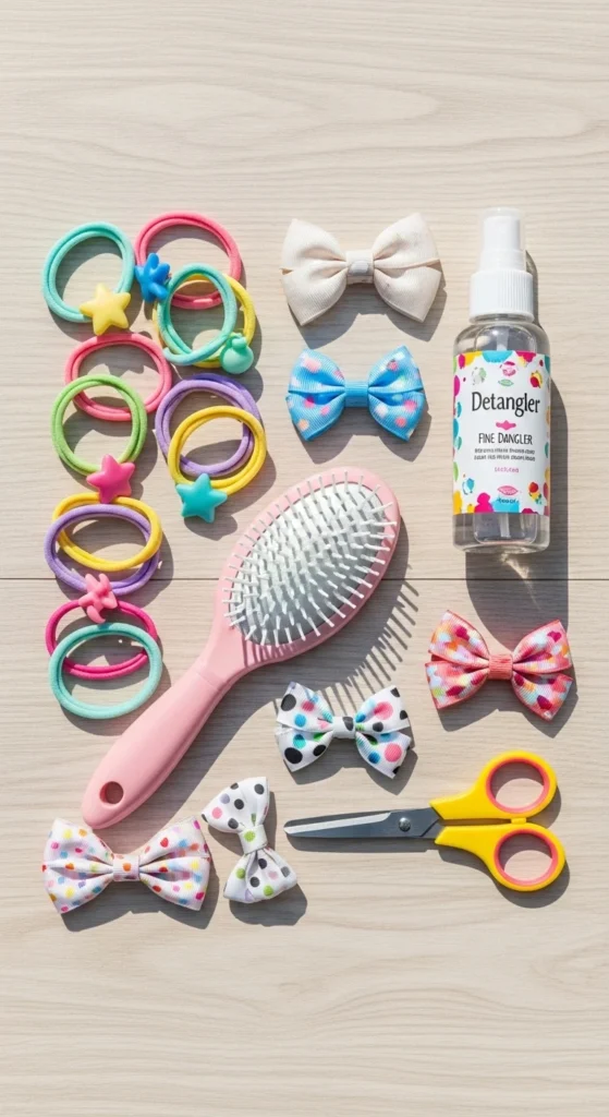 What You Need for a Quick Kids Ponytail.webp
