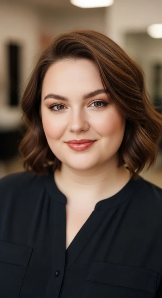 short haircuts for plus size women.webp