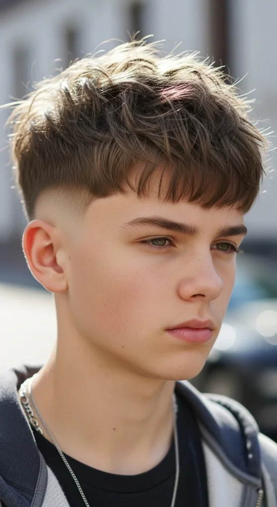 1. Messy Fringe with Taper Fade.webp