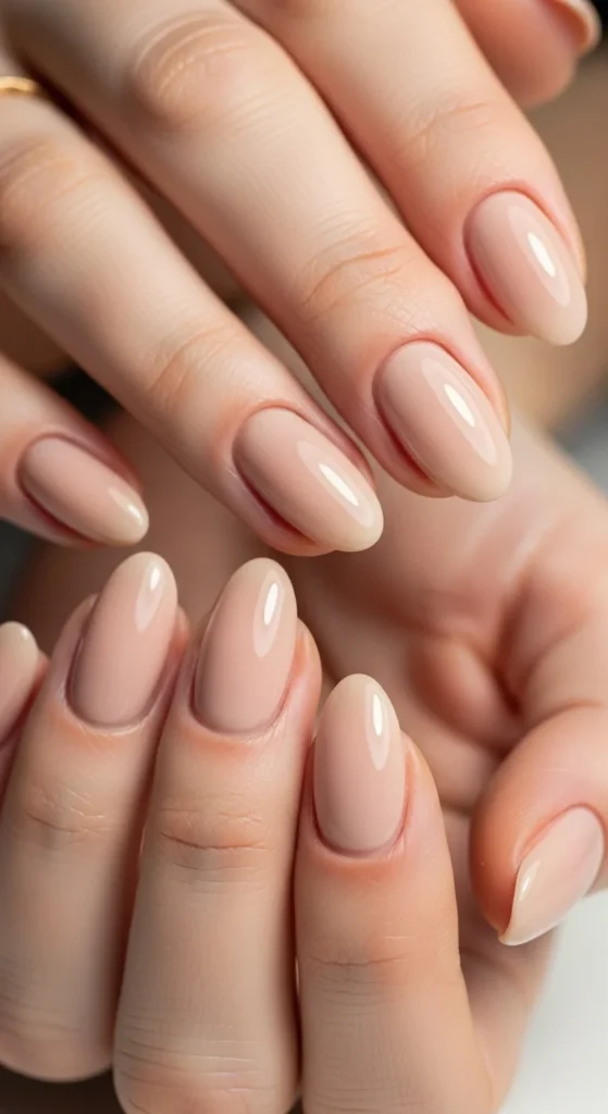 10. Short Almond with Nude Gloss.webp