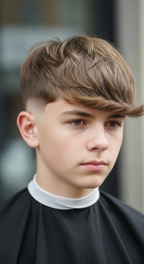 12. Textured Fringe with Mid Taper Fade.webp