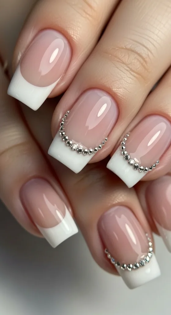 13. Rounded-Square French with Micro Crystals.webp