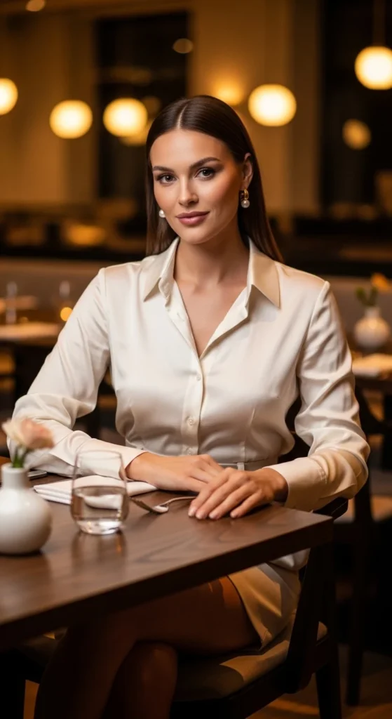 13. Silk Shirt with Tailored Shorts.webp