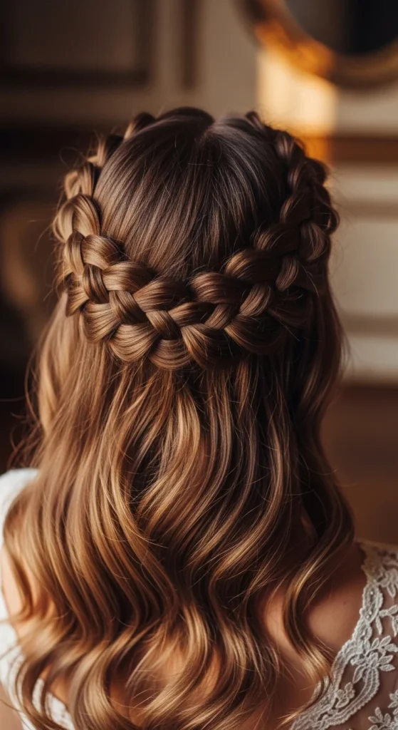 14. Braided Crown With Loose Ends.webp