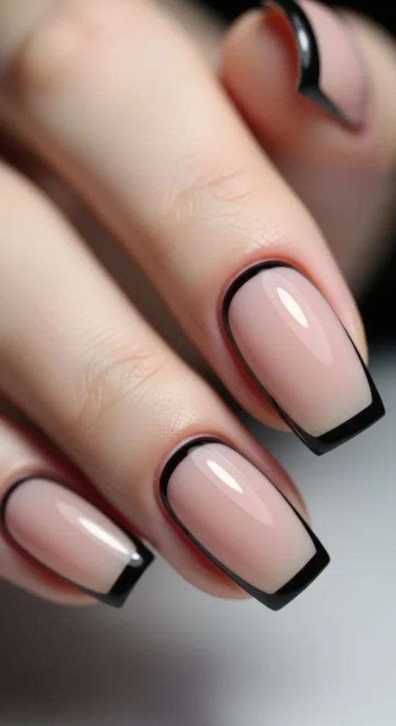 15. Black Outline Over Nude Base.webp