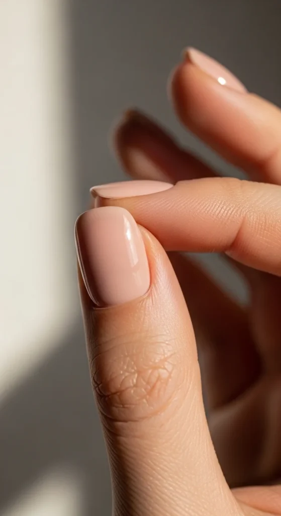 15. Press-On Short Glossy Nudes.webp