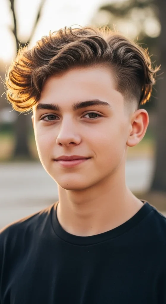 17) Loose Curly Top with Taper Fade (Natural Flow).webp