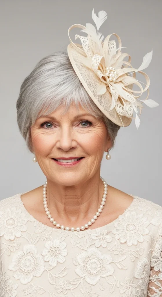 17. Accessory-Led Fascinator Style for Short Hair.webp