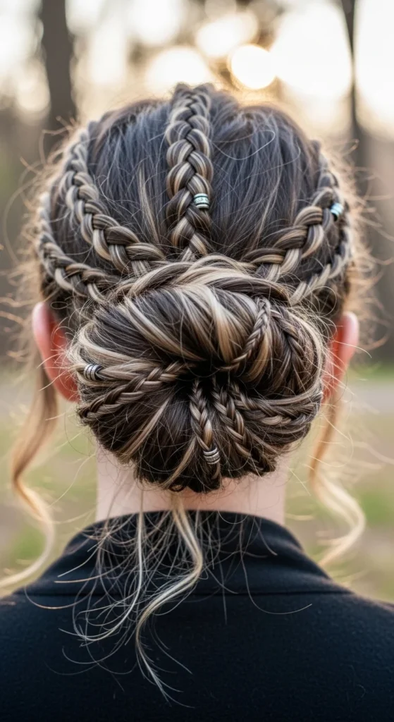 19. Messy Warrior Viking Bun.webp