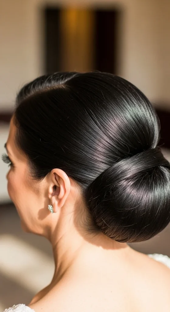 2. Sleek Low Bun With Middle Part.webp