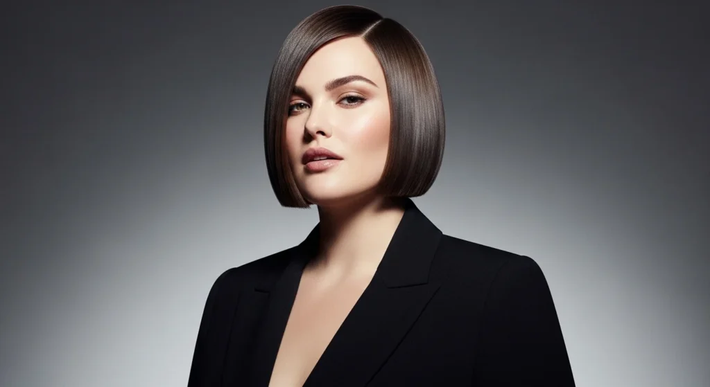 21 Bold Blunt Bob Plus Size Women for a Clean, Modern Statement.webp