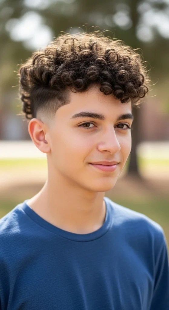 21) School-Friendly Curly Top Fade (Clean Everyday Style).webp
