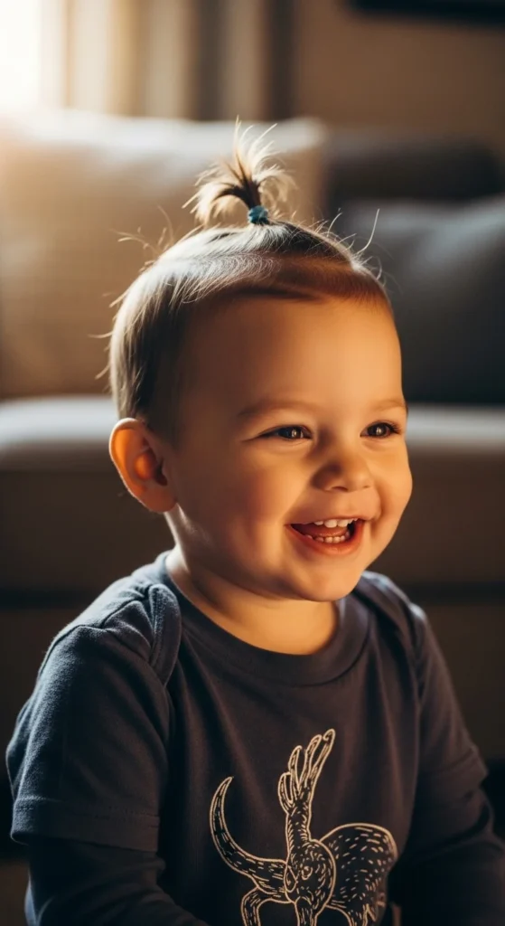 21. Mini Top Knot on Short Hair.webp