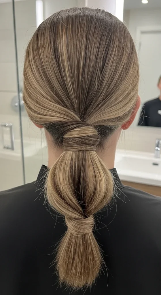 21. Twisted Low Ponytail.webp