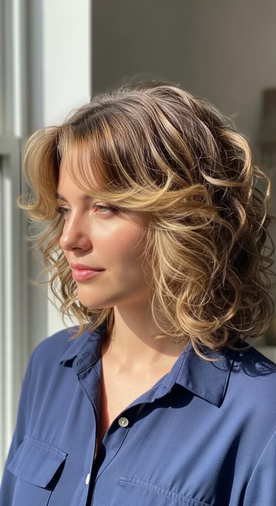 22. Curly Cut with Face-Framing Highlights (Medium Maintenance).webp