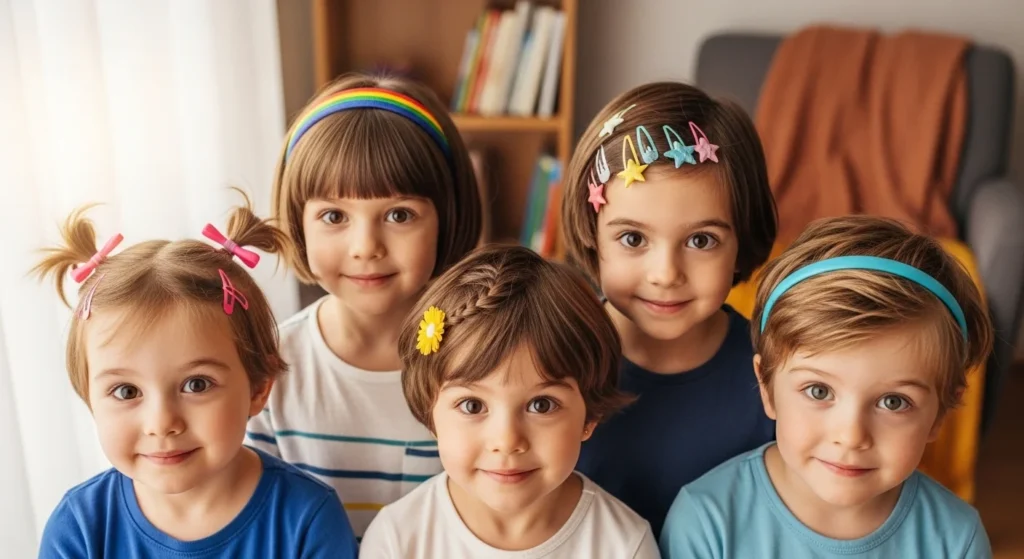 23 Creative Hairstyles for Little Kids with Short Hair for Cute, Easy Styling.webp