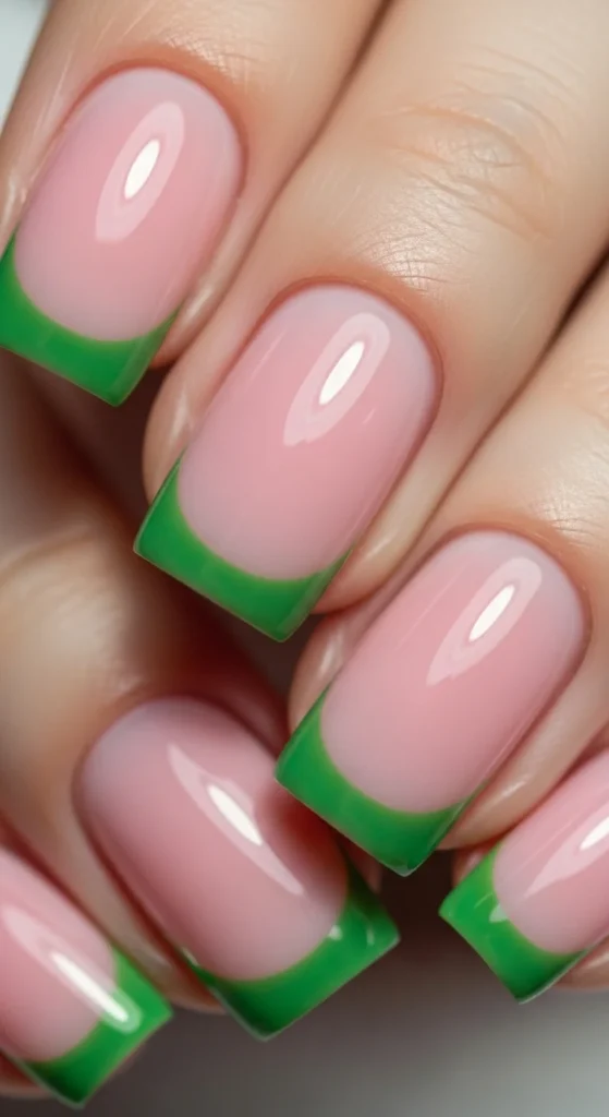 23. Grassy Green Outline with Pink Tips.webp