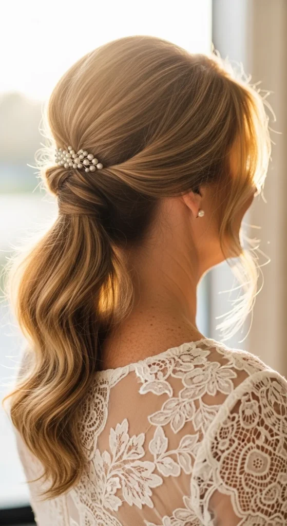 24. Soft Twisted Low Ponytail.webp