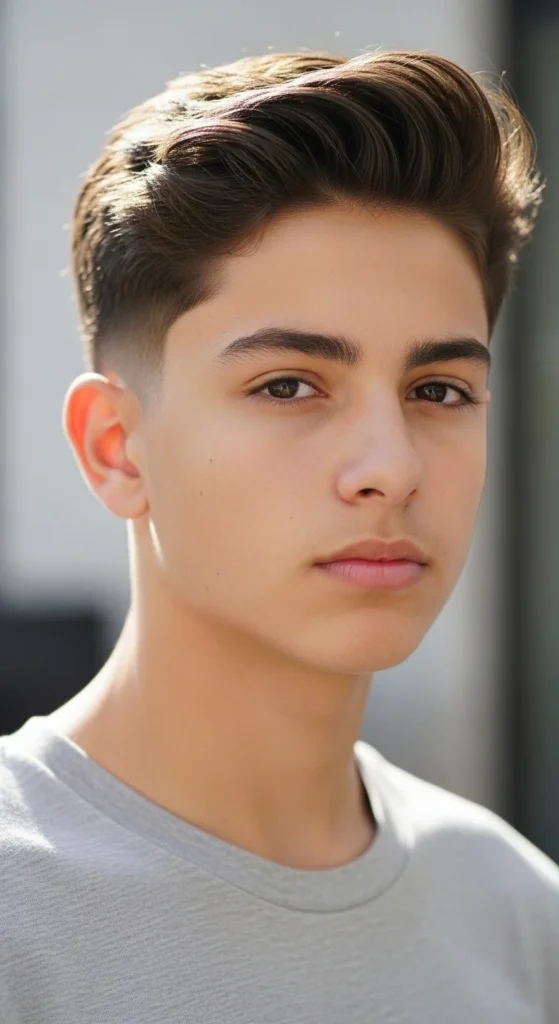 26. Low Taper Fade with Relaxed School-Ready Finish.webp