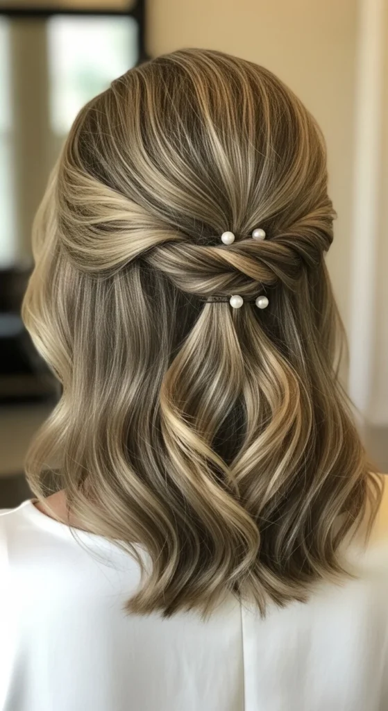 27. Loose Waves with Pearl-Accented Side Twist.webp