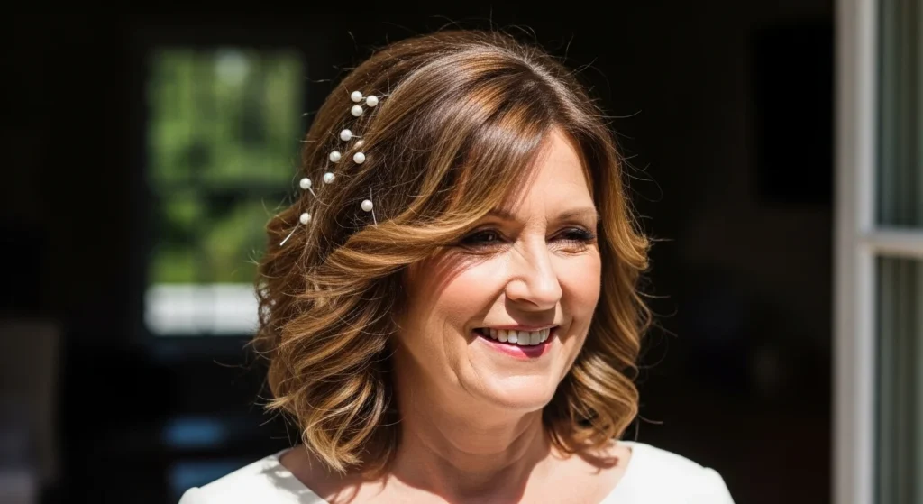 28 Aesthetic Mother of the Bride Hairstyles for Medium Length Hair for Balanced, Beautiful Shape.webp