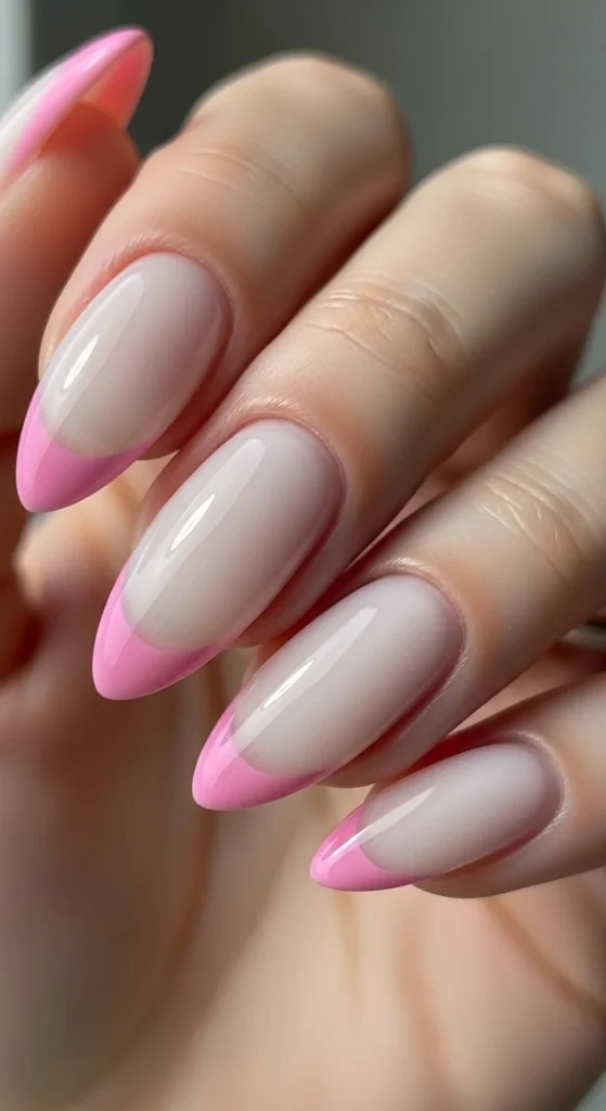 3. Jelly Pink Tips with Plush Shine.webp