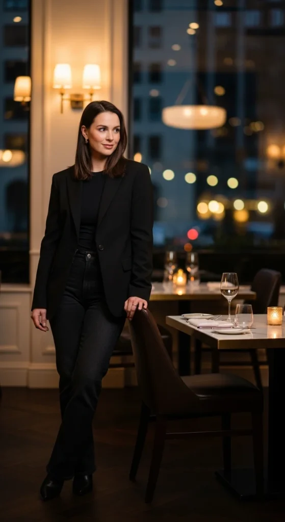 3. Tailored Blazer with Dark Jeans.webp